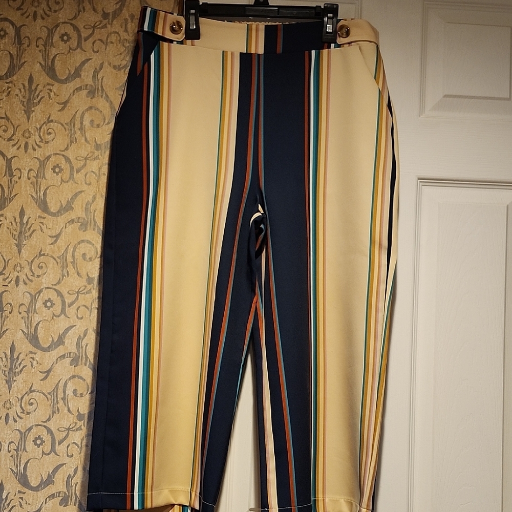 4/$20 Striped Women's Pants in Multicolor